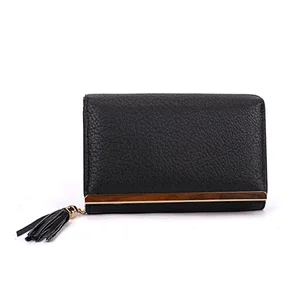 2020 best selling high quality long pu leather women lady travel wallet