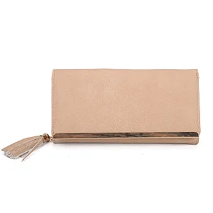 OEM HEC Fashion High Quality Popular PU Travel Tassel Women Leather Wallet