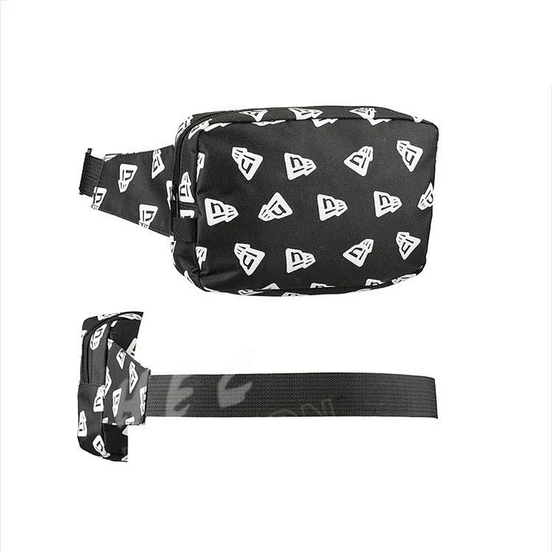 HEC 2020 Fashion Trend Black Color Nylon Material Sport Waist Bag