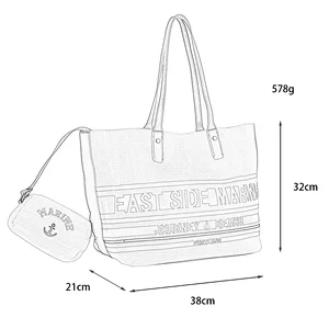 HEC Cheapest Products Online Outdoor Ladies Canvas Shopping Bags Handbag