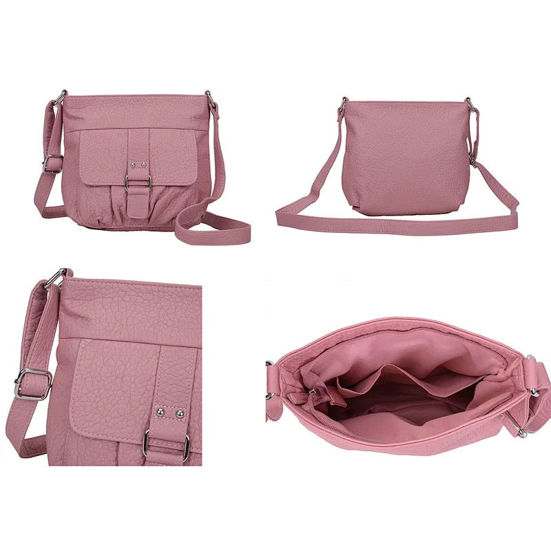 HEC Chinese Professional Design Blush Color PU/PVC Fashion Women Handbag