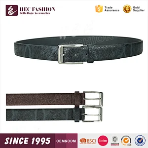 HEC Wholesale Products Pure Color Serpentine Style Novel Fashion Leather Belts Men