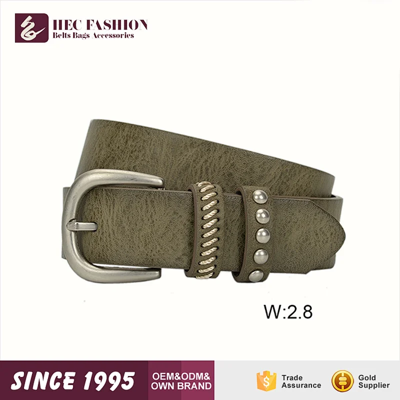 HEC Best Sale 2020 New Product Ladies Fashion Women Leather School Belts