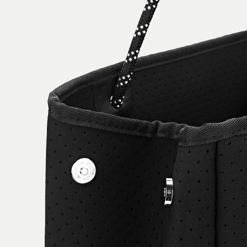 HEC China fashion elegant charming black polyester women handbag