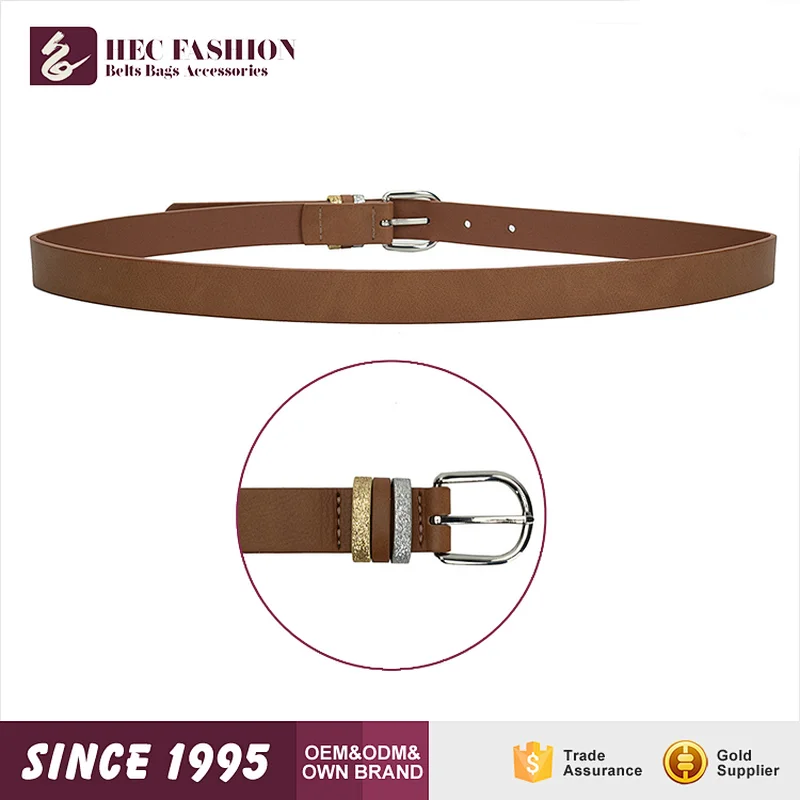 HEC Fast Delivery Wenzhou Belt Making Supplies Wholesale Ladies Classical Tie Belt For Women
