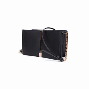HEC Luxury Fashion Zipper Female Handbag Mobile Phone Purse With Detachable Strap