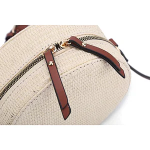 2020 Wholesale new design straw bag lady women crossbody shoulder bag purses handbags