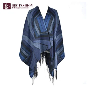 HEC Cheap Goods From China 112cm 415g Printed All Season Long Polyester Lady Scarf