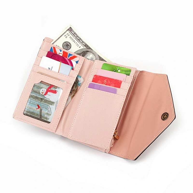 HEC Simple Design Ladies Purse Money Bag Women PU PVC Wallet