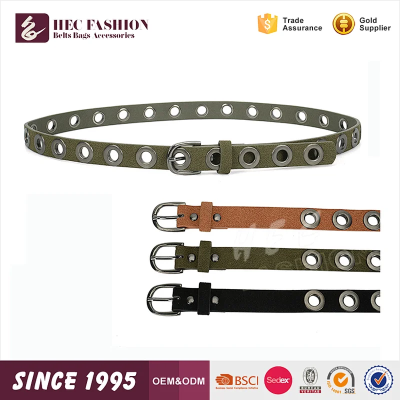 HEC 2020 Popular Trend Cheap Designer Slim Ladies Belt Wholesale