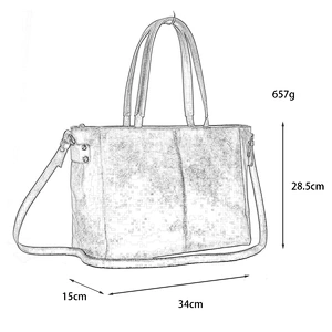 HEC Black Brown Color China Womens` Leather C line Handbag Ladiese Shoulder Bag