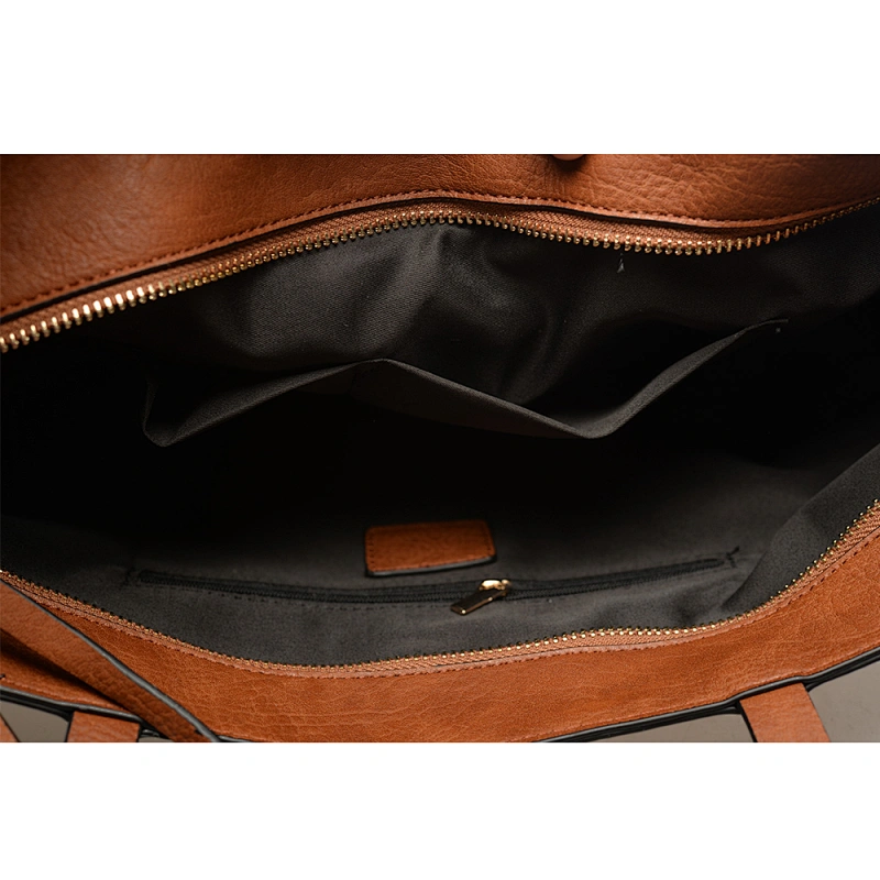 HEC Black Brown Color China Womens` Leather C line Handbag Ladiese Shoulder Bag