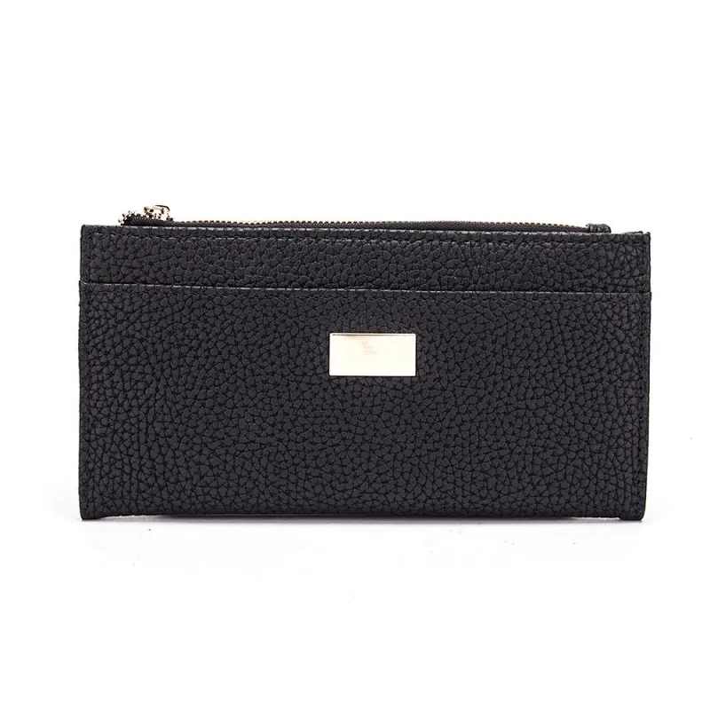 HEC Super September Guangzhou Market Supply Custom Logo Printed Cellphone Pocket Design Female Wallet