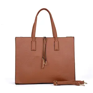 HEC Manufacturer China Supply Leather Women Oversized Handbag Shoulder Tote Bag