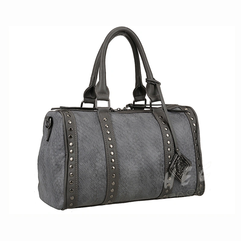HEC China Supplier Rivet Designer Fashion Women Shoulder Bags Handbag