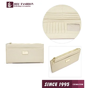 HEC Chinese Factory Online Wholesale Name Brand Leather Ladies Women Wallets