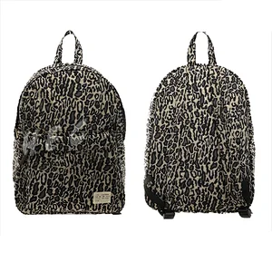 HEC Free Sample Available Fashion Leopard Point Designer Women Backpack Bag