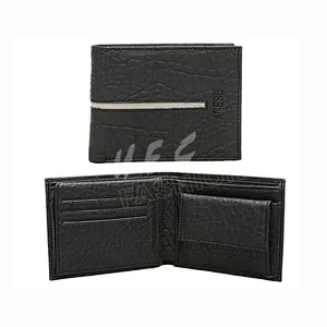 HEC Simple Design Black Color Security Men Money Bag And Slim Wallet