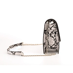 2020 new arrivel snakeshin chain women crossbody leather bag clutch evening bag purses and handbags women