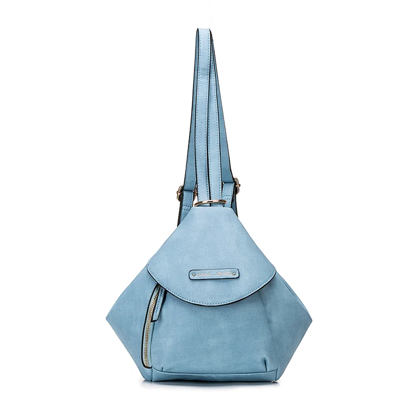 HEC Quality Assurance Latest Korean Style Light Blue Satchel Shoulder Bags For Lady