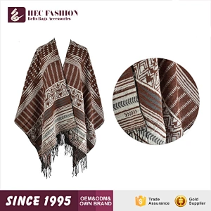 HECRed And Black Color Soft Warm Women Winter Plaid Scarf Shawl