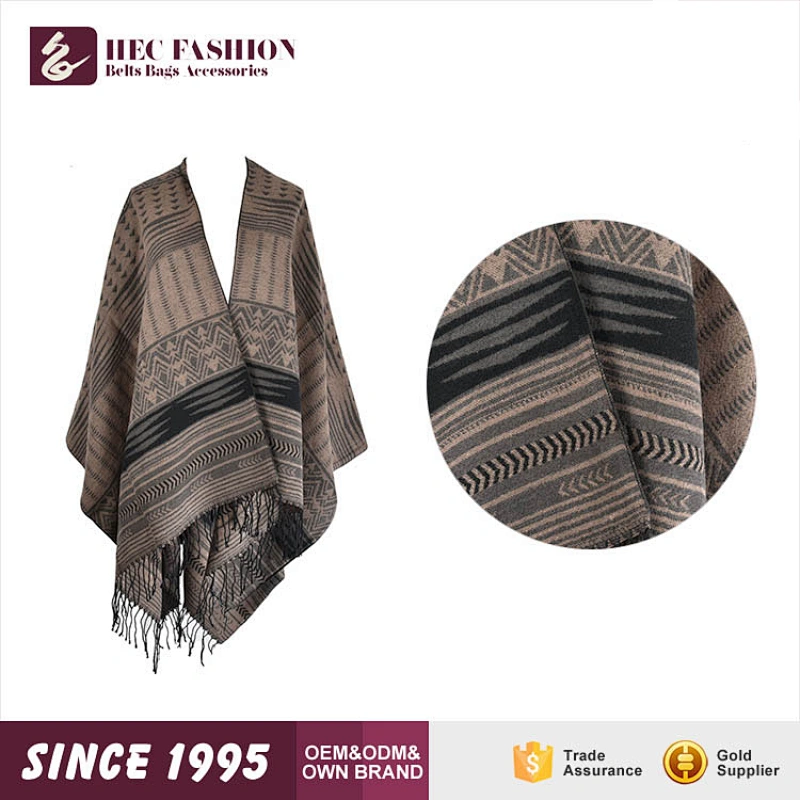 HECRed And Black Color Soft Warm Women Winter Plaid Scarf Shawl