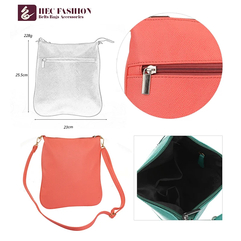 HEC China Goods Wholesale PU Leather Ladies Stylish Shoulder Bags Women Handbags PU Material