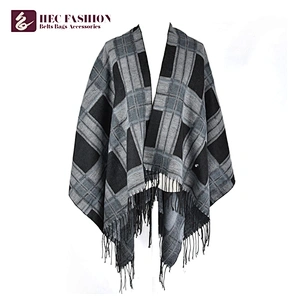 HEC Wholesale Products Chinese 116cm 400g Printed Plain Polyester Scarf For All Season