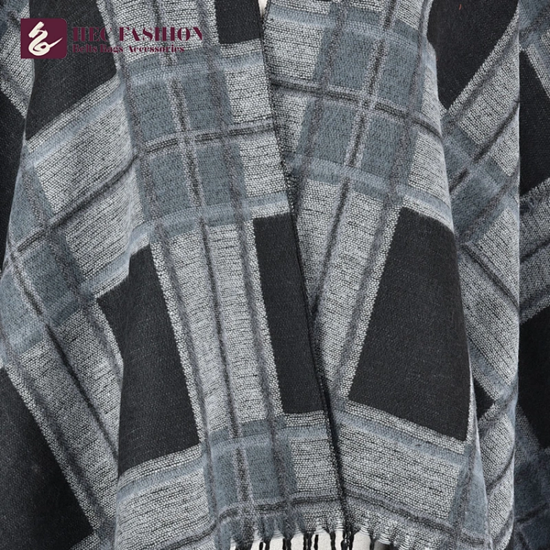 HEC Wholesale Products Chinese 116cm 400g Printed Plain Polyester Scarf For All Season