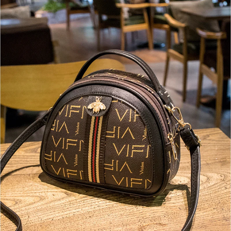 2020 new design high quality women's leather  small crossbody sling bag tide shoulder bag
