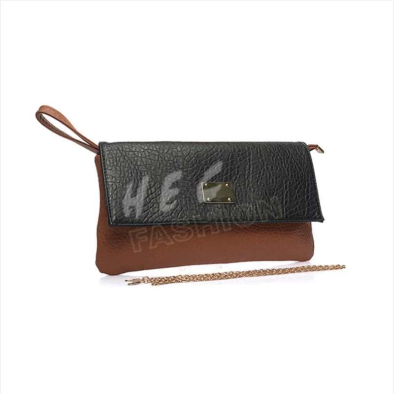 HEC Wholesale Chinese PU Leather Envelope Folding Clutch Bags