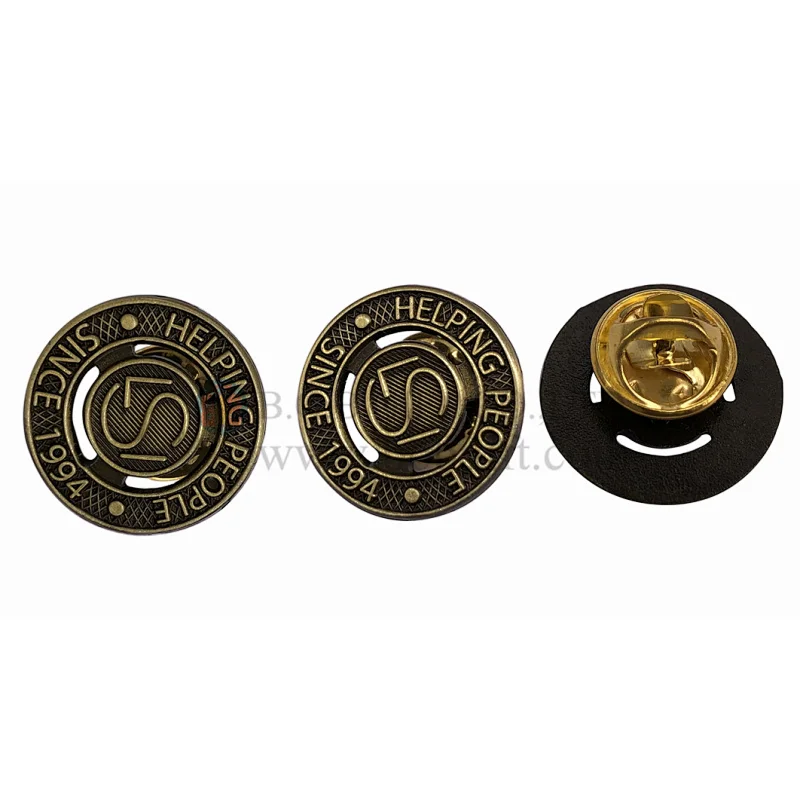 stamped without coloring metal pins,metal pins,lapel pin,badges