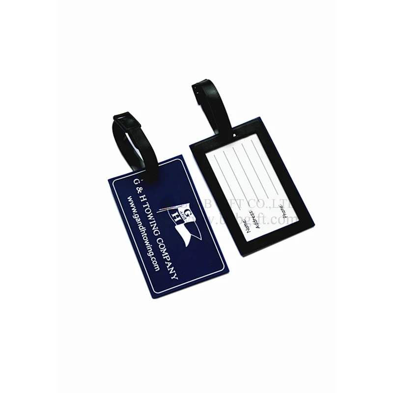 PVC Luggage Tags PVC strap luggage tag