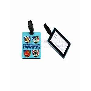 PVC Luggage Tags PVC strap luggage tag
