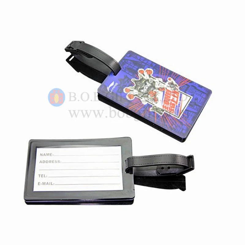 PVC Luggage Tags PVC strap luggage tag