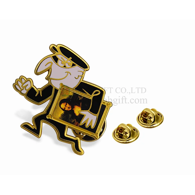 Zinc alloy die cast with Cloisonne Pins