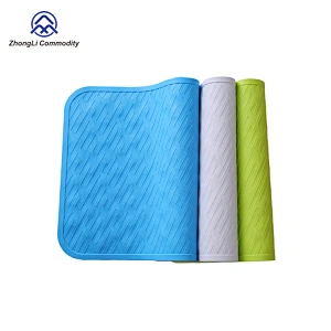 Antibacterial Natural Rubber Bath Mat, Easily Clean Rubber Mat for Bathroom