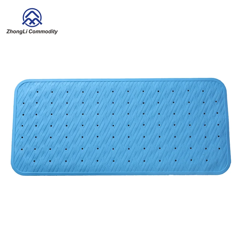 Antibacterial Natural Rubber Bath Mat, Easily Clean Rubber Mat for Bathroom