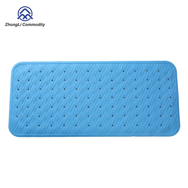Antibacterial Natural Rubber Bath Mat, Easily Clean Rubber Mat for Bathroom