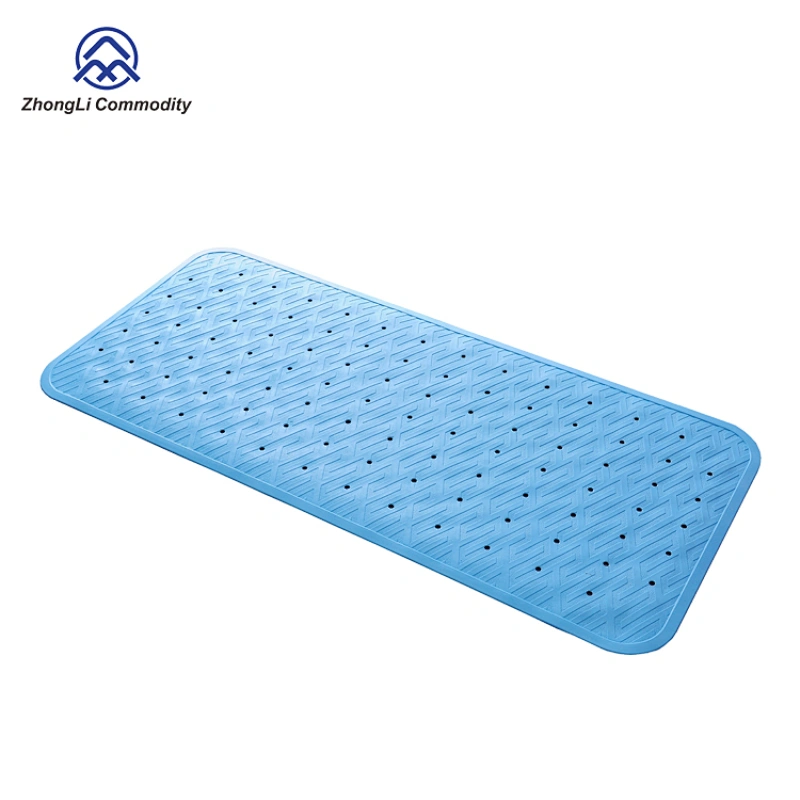 Antibacterial Natural Rubber Bath Mat, Easily Clean Rubber Mat for Bathroom