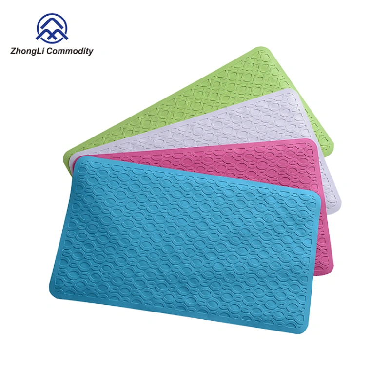 wholesale Quick Dry Natural Bath Mats anti-slip suction cup bath mat