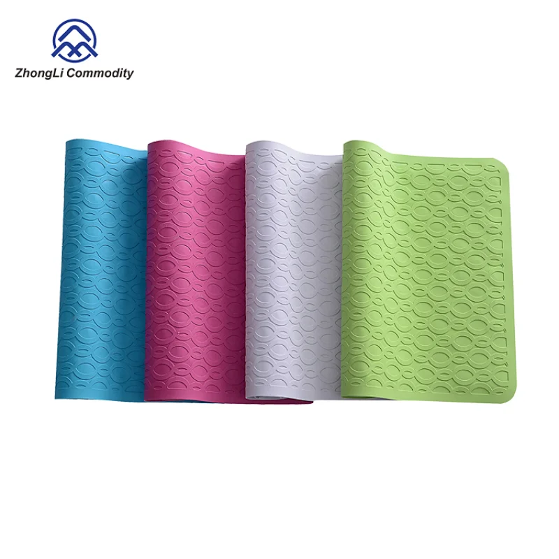 wholesale Quick Dry Natural Bath Mats anti-slip suction cup bath mat