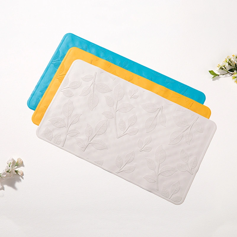 Easily Clean Antibacterial Natural Rubber Bath Mat For Bathroom