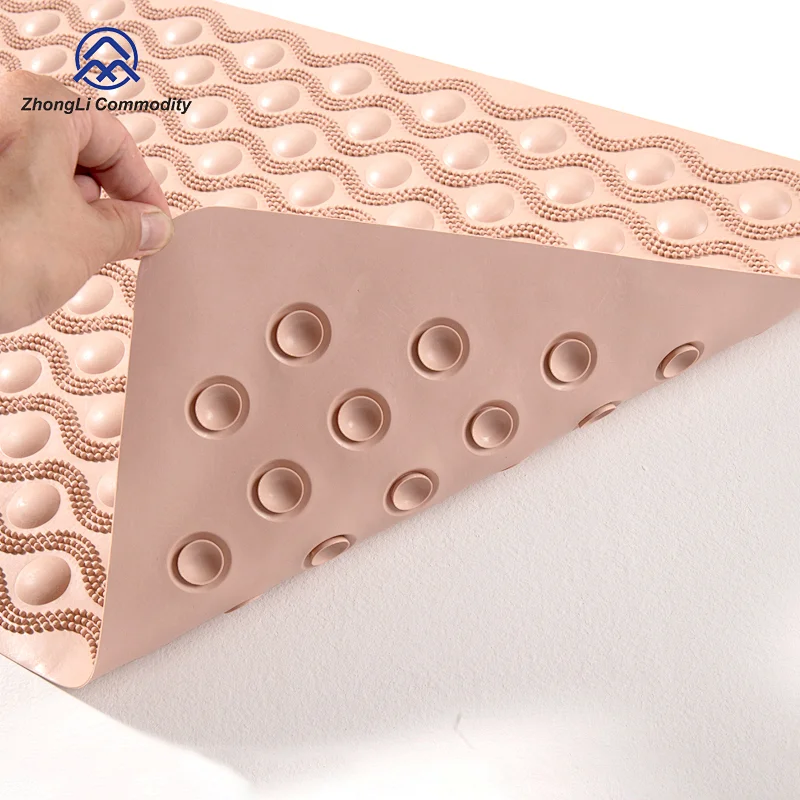 Hot sell eco-friendly  Anti slip bath and shower mat for bathroom