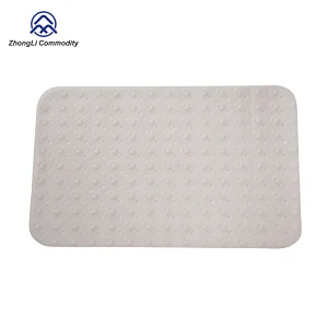 Transparent Silicone Bathtub Mat Anti Slip Bath Mat