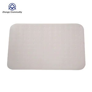 Transparent Silicone Bathtub Mat Anti Slip Bath Mat