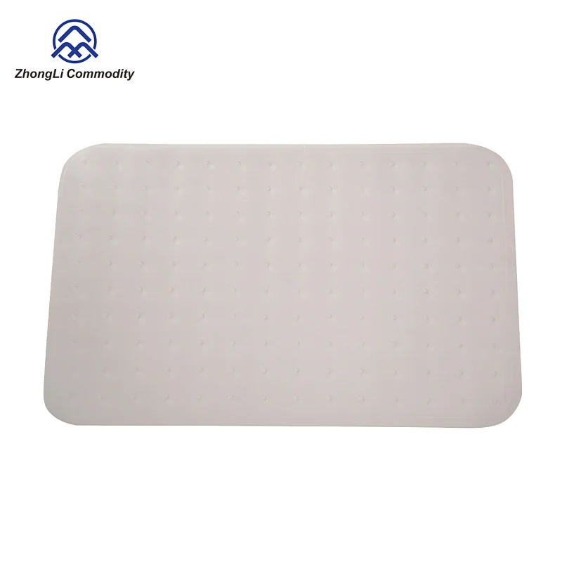 Transparent Silicone Bathtub Mat Anti Slip Bath Mat
