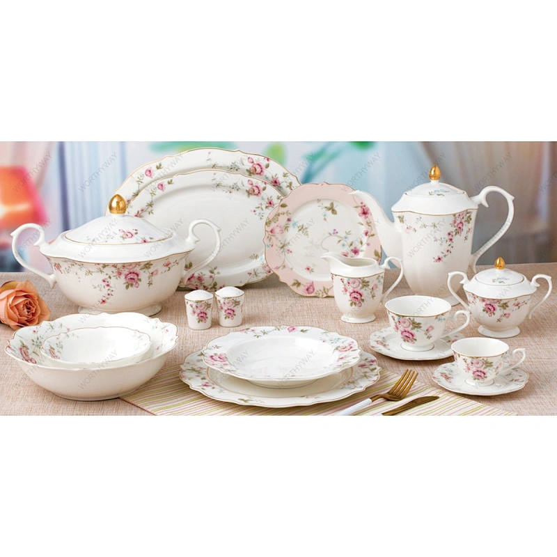 60pcs gold dinner set 7372G