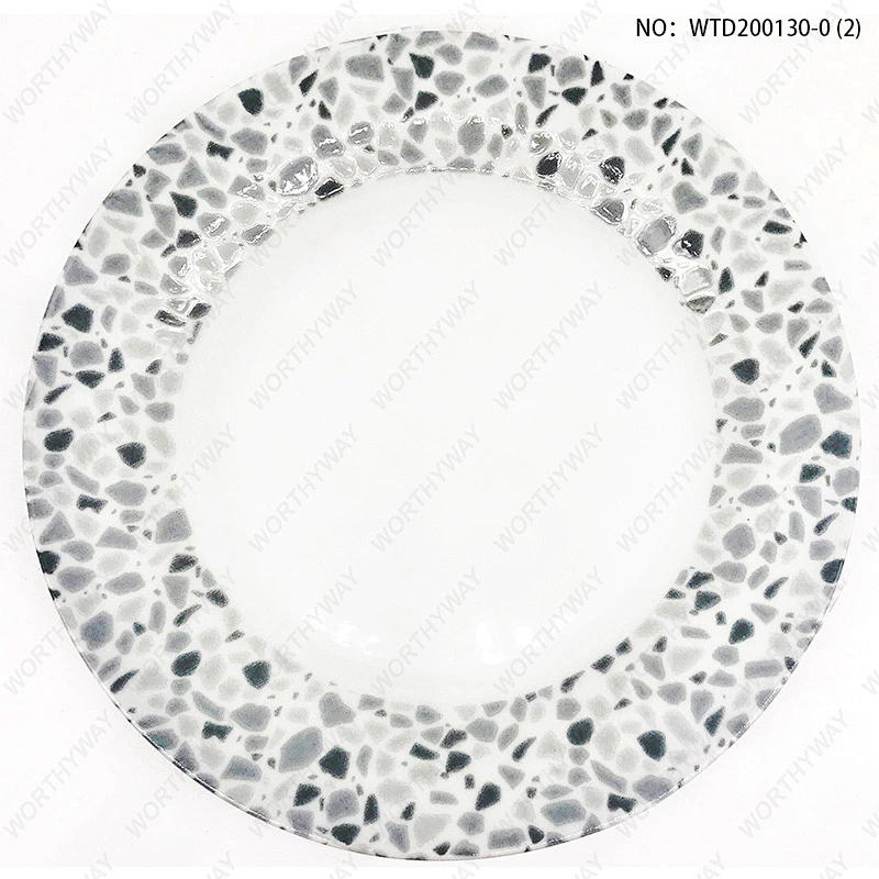 Fine porcelain dinner set with embossed finish for 4/6 persons-WTD200130-0