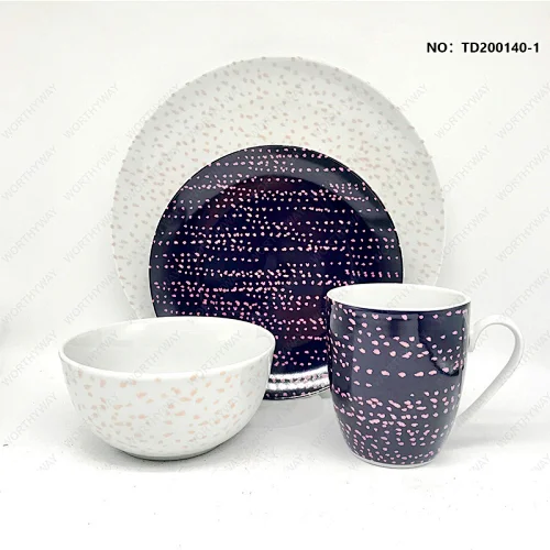Fine porcelain dinner set for 4/6 persons-TD200140-1